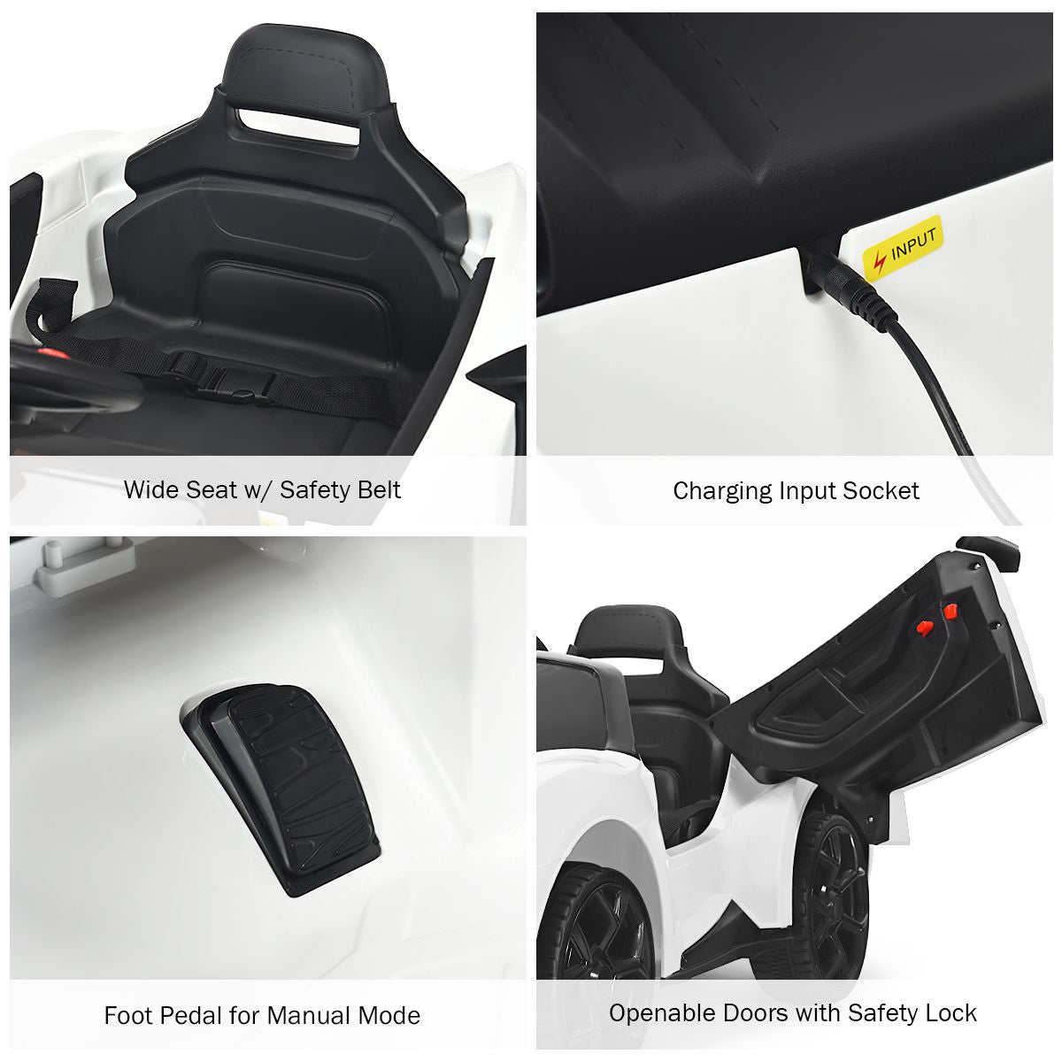 12V Electric Kids Car Wth 2.4G Remote Control and Spring Suspension