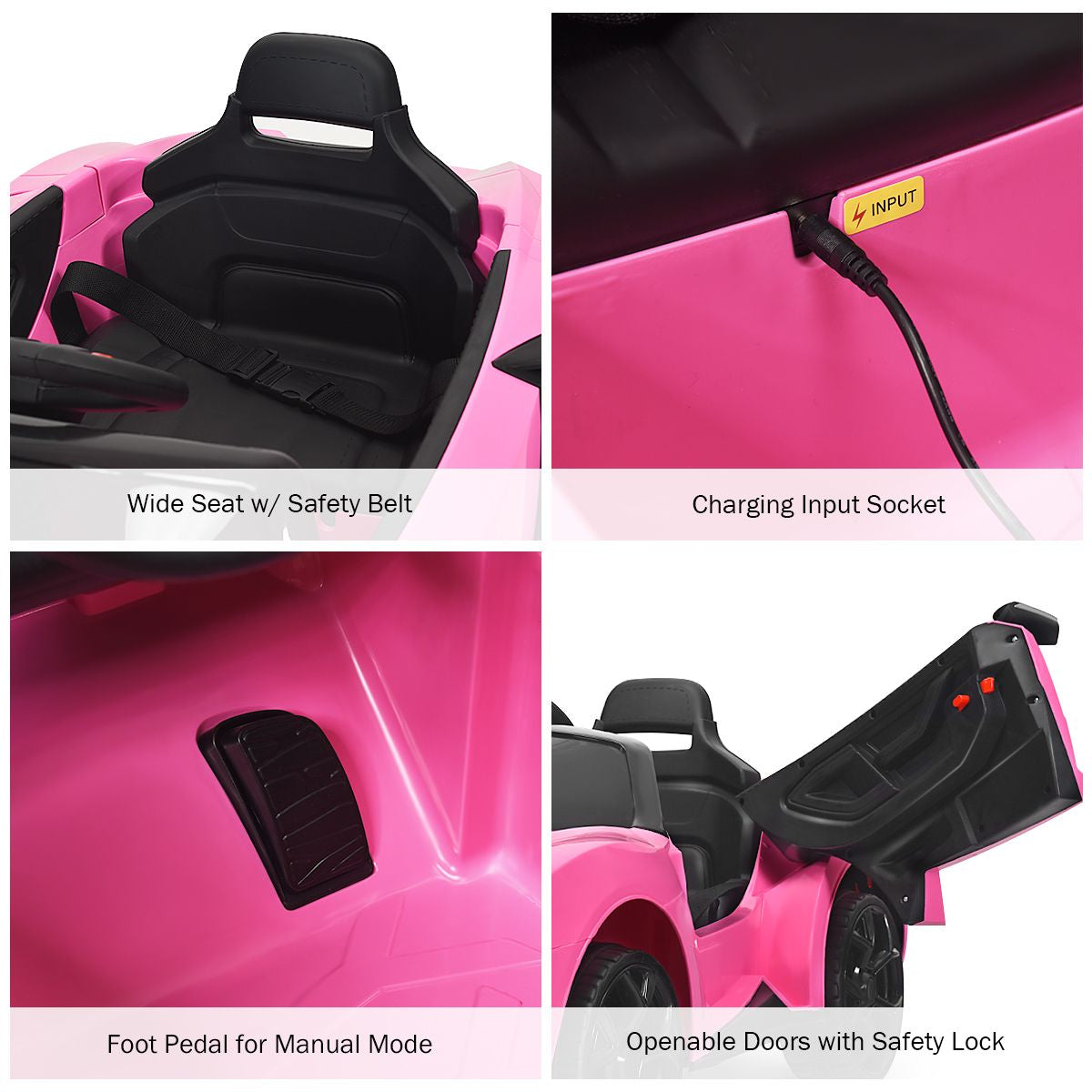 12V Electric Kids Car Wth 2.4G Remote Control and Spring Suspension
